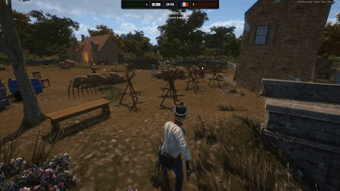 Destroying defenses with bayonet.gif